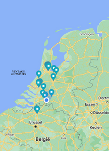 Vintage hotspots in Nederland en Antwerpen op de kaart. Een map van de leukste vintage winkels en kringlopen in Nederland
